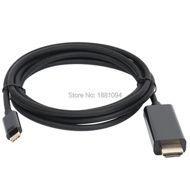 20 шт./лот, кабель-переходник с разъемом type-C-HDMI, USB C, HDMI, USB 3,1, HD, Удлинительный Кабель-адаптер для Macbook, для samsung S8