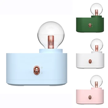 

Portable Bulb Humidifier USB Cool Mist Maker Silent Desktop Air Purifier Household Atomizer with Night Lights