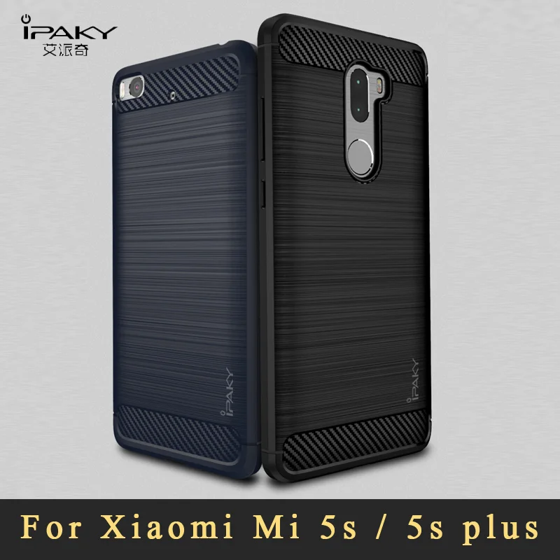 Чехол ipaky для xiaomi mi5s силиконовый защитный чехол Xiaomi plus матовый из ТПУ mi 5s Mi5 S чехлы
