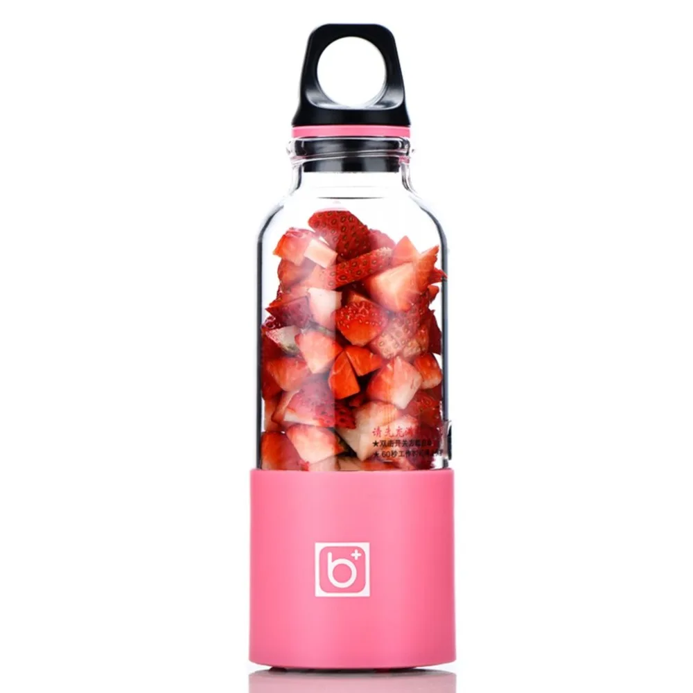 

500ML Portable Electric Cup USB Rechargeable Automatic Vegetables Fruit Juice Maker Cup Juice Extractor Mixer