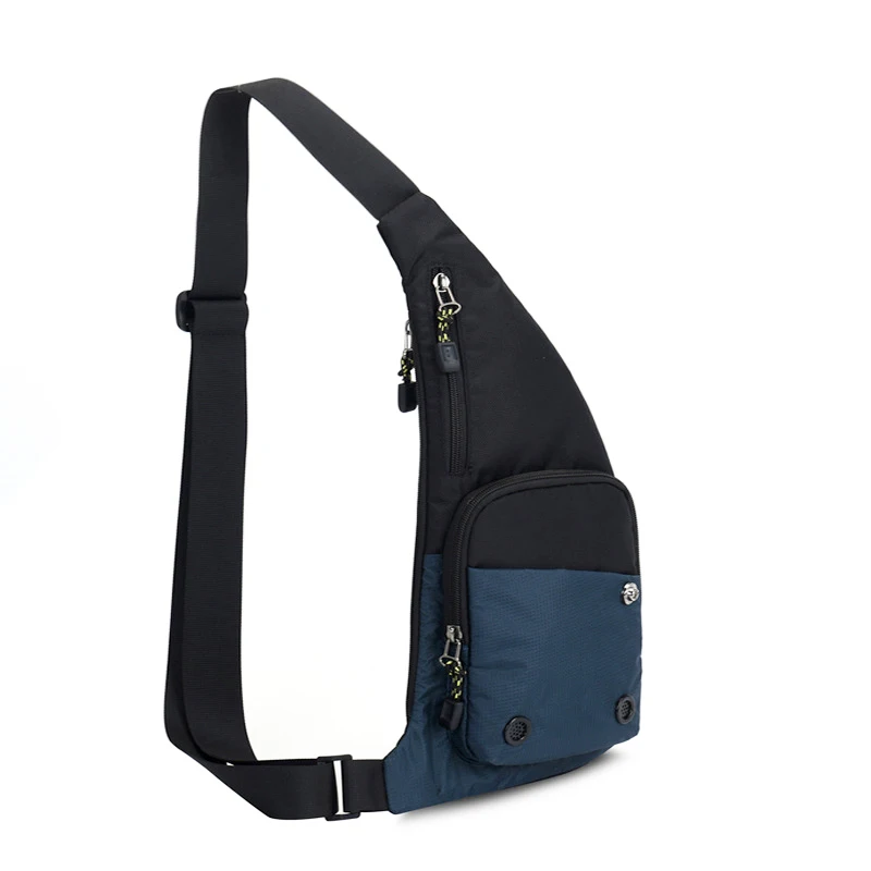 Outdoors Men Backpack Nylon Chest Bag Sports Tourism Leisure Single Shoulder Messenger Bag Sport Tote Hiking City Cross