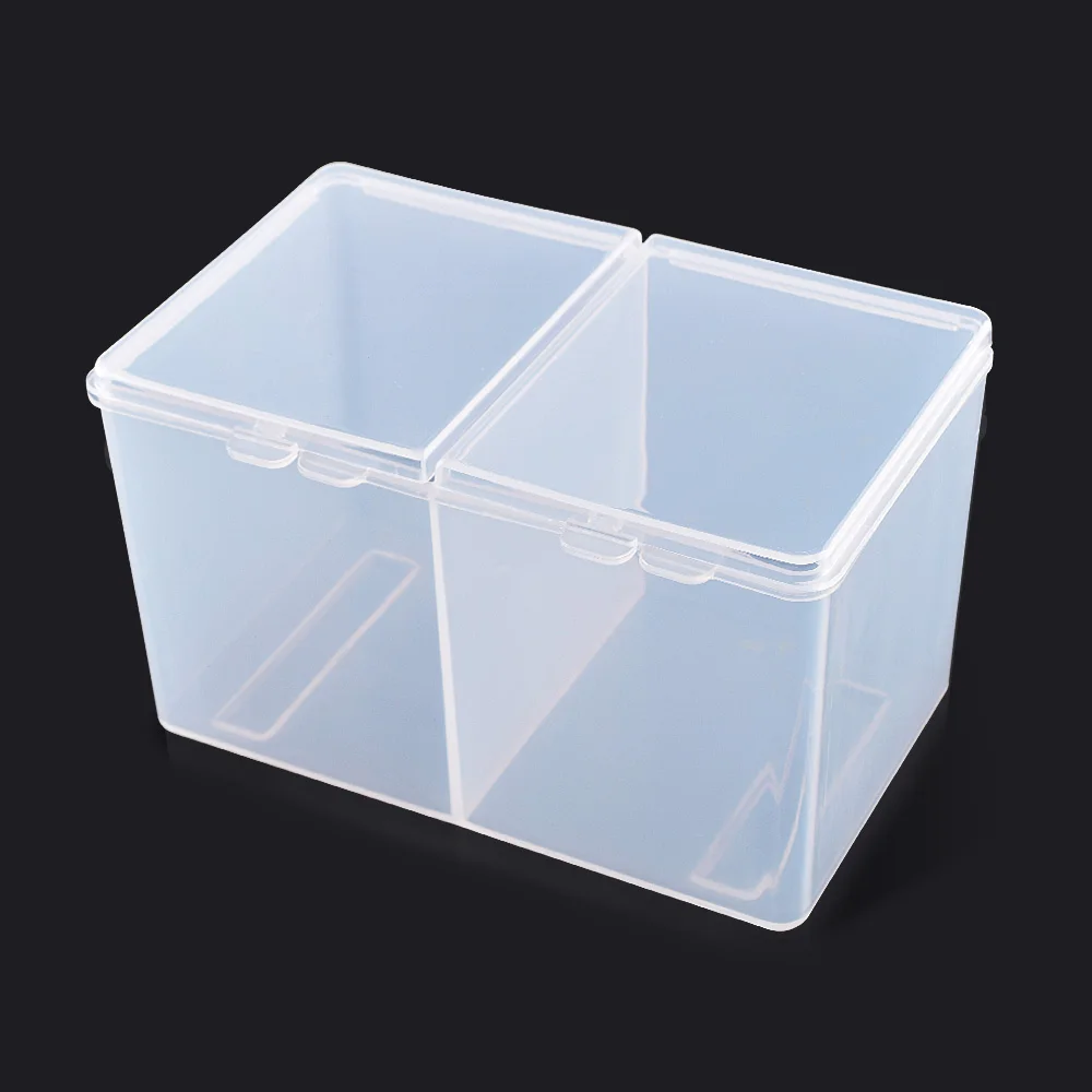 

Remover Paper Makeup Cotton Pad Storage Box Rhinestone Nail Art Tools Container