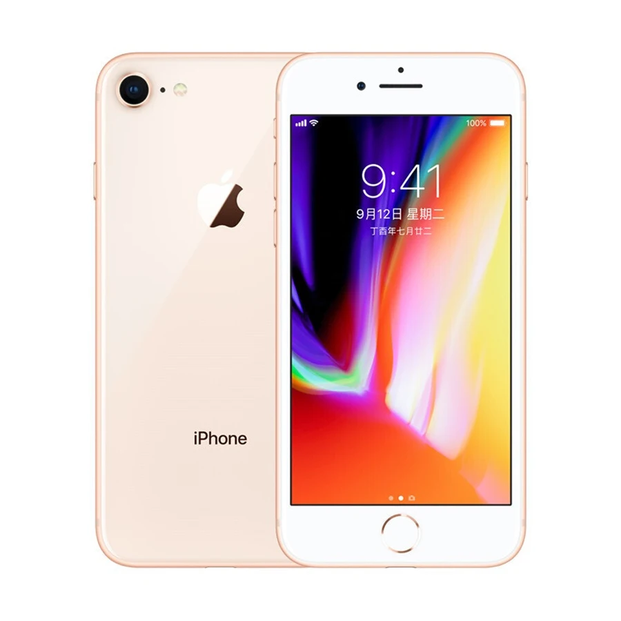 Apple iPhone 8 1821 мАч ram 64 Гб/256 ГБ шестиядерный IOS 3D Touch ID LTE 12,0 МП камера 4," дюймовый Apple отпечаток пальца 99% Новинка - Цвет: 256GB   Gold