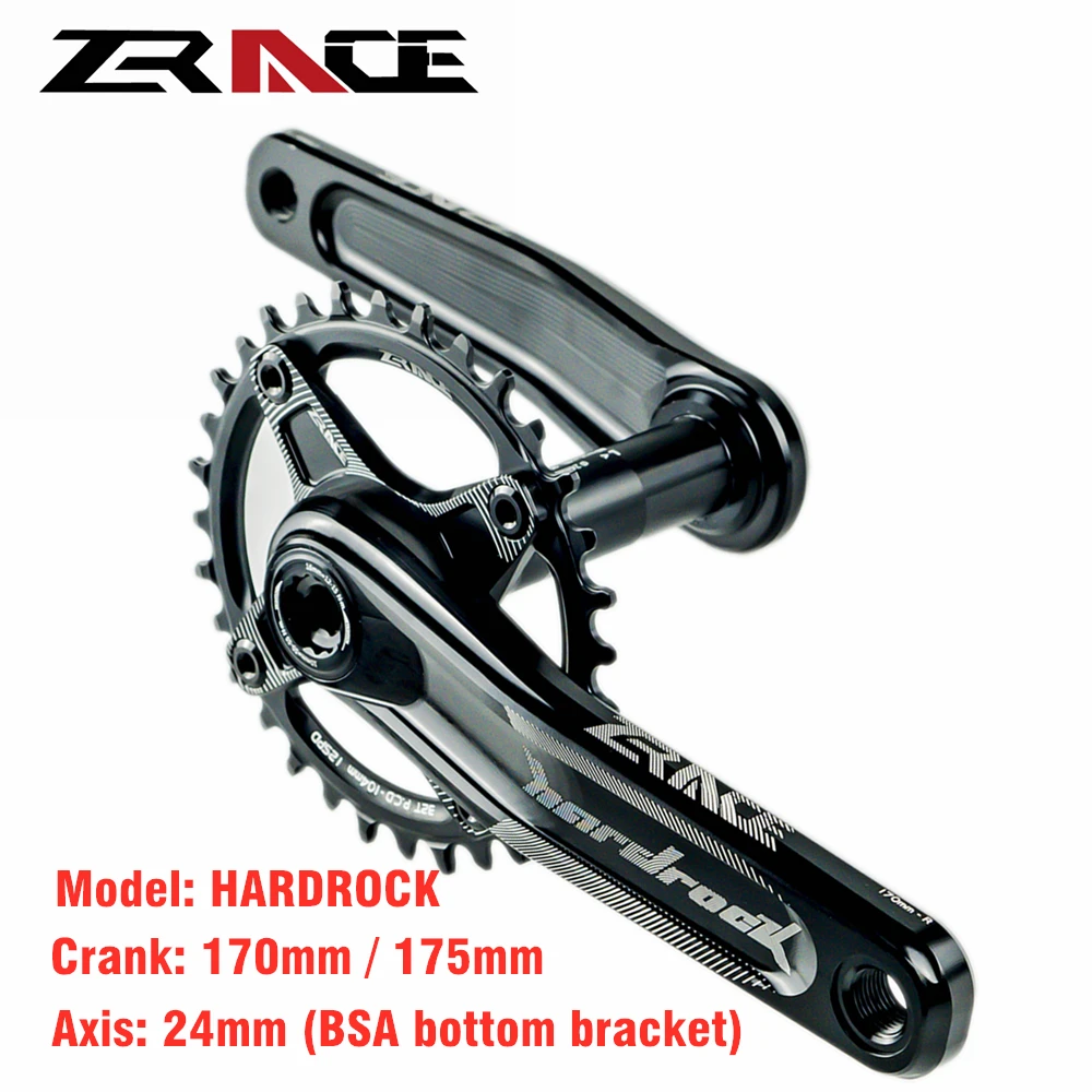 Zracing HARDROCK 10s 11s 12s скоростной велосипедный коленчатый набор с нижним кронштейном