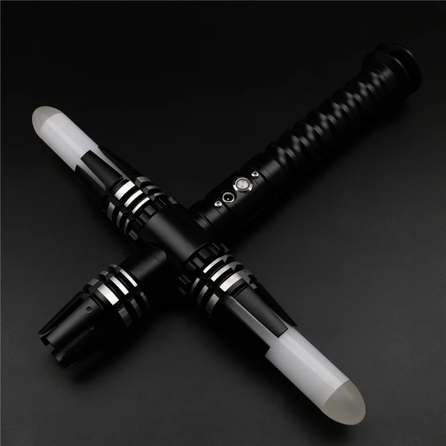 Cieltan Saber Cross Lightsaber Smooth Swing Sword Heavy Dueling RGB 12 colors 10 Soundfonts Metal Hilt Lock Up Blaster FOC Toys 5