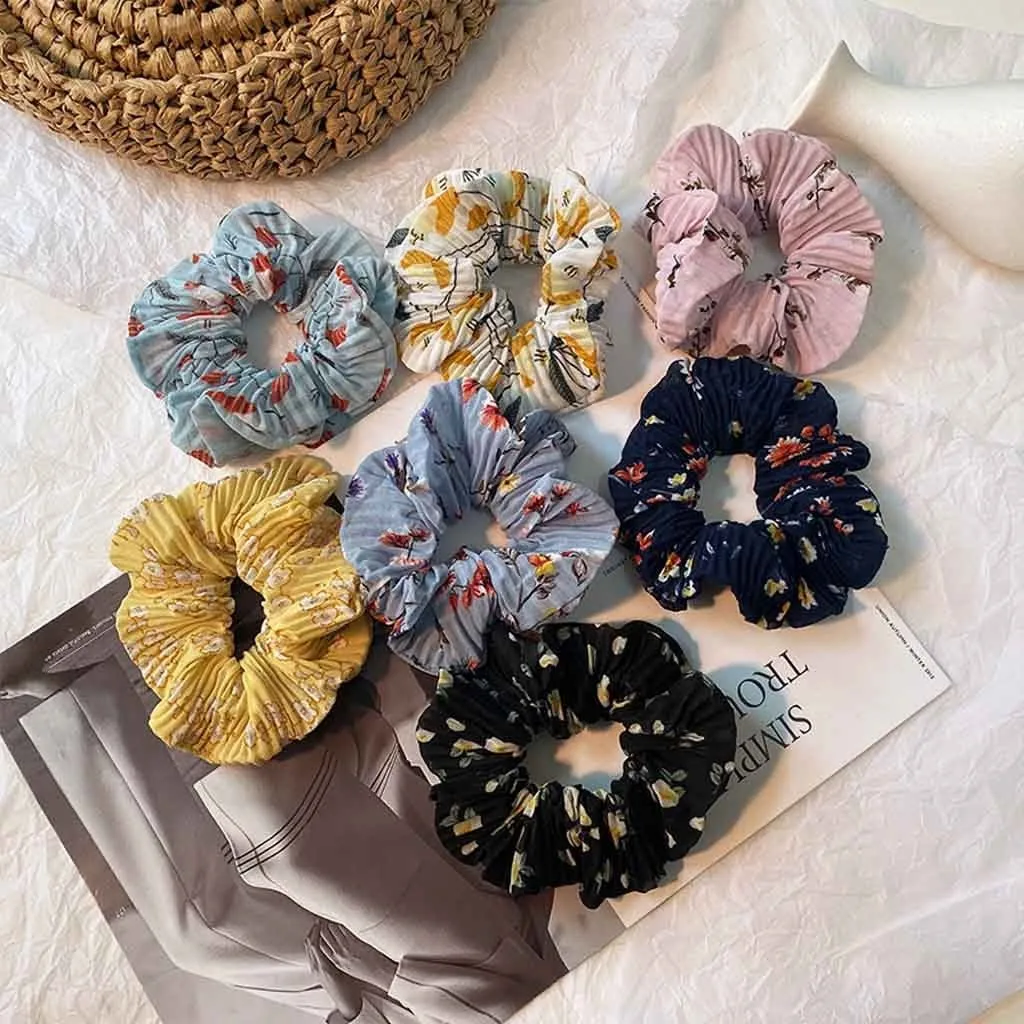 10/6/4 Pcs Hair Scrunchie Elastic HairBands for Women Girls Scrunchies Pack Ties headband Hair Accessories wholesale
