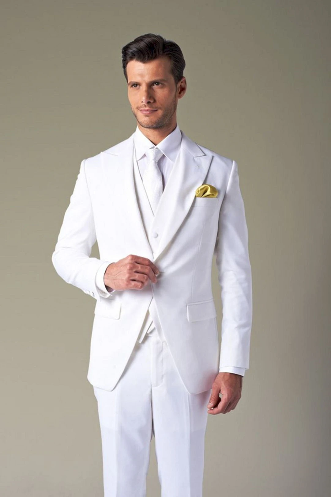 Trajes De Padrino De Para Hombre, Esmoquin Hecho A Medida, Traje De (chaqueta Pantalón Chaleco Corbata), Novedad electricmall.com.ng