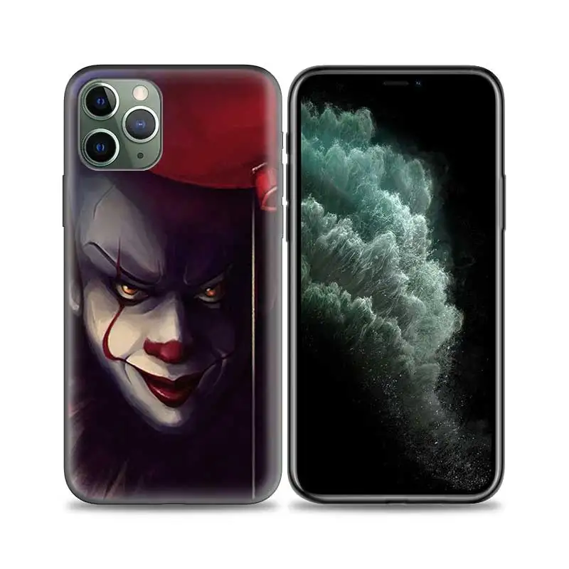 Pennywise клоун ужас чехол для Apple iphone 11 Pro XS Max XR X 7 8 6 6S Plus 5 5S SE 5C Мягкий ТПУ чехол для телефона - Цвет: B15