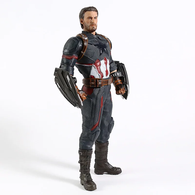 С принтами "Marvel", "Мстители", 4 завершающей Капитан Америка 1/6th весы фигурка Коллекционная модель игрушка