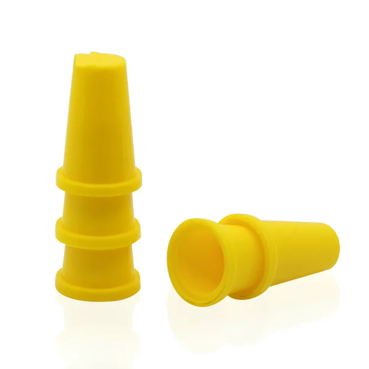 10 шт./компл. Магия для кончика пальца стойло красочные Thimble Волшебные трюки чашки Опора станок "Магия" показать легко сделать забавные игрушки - Цвет: Yellow