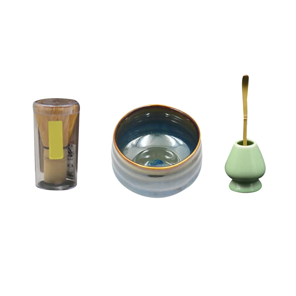 

Accessories Combination Bowl Whisk Matcha Tea Set Tool Ceramic Holder Gift Antioxidants Ceremony Handmade Mixing Spoon