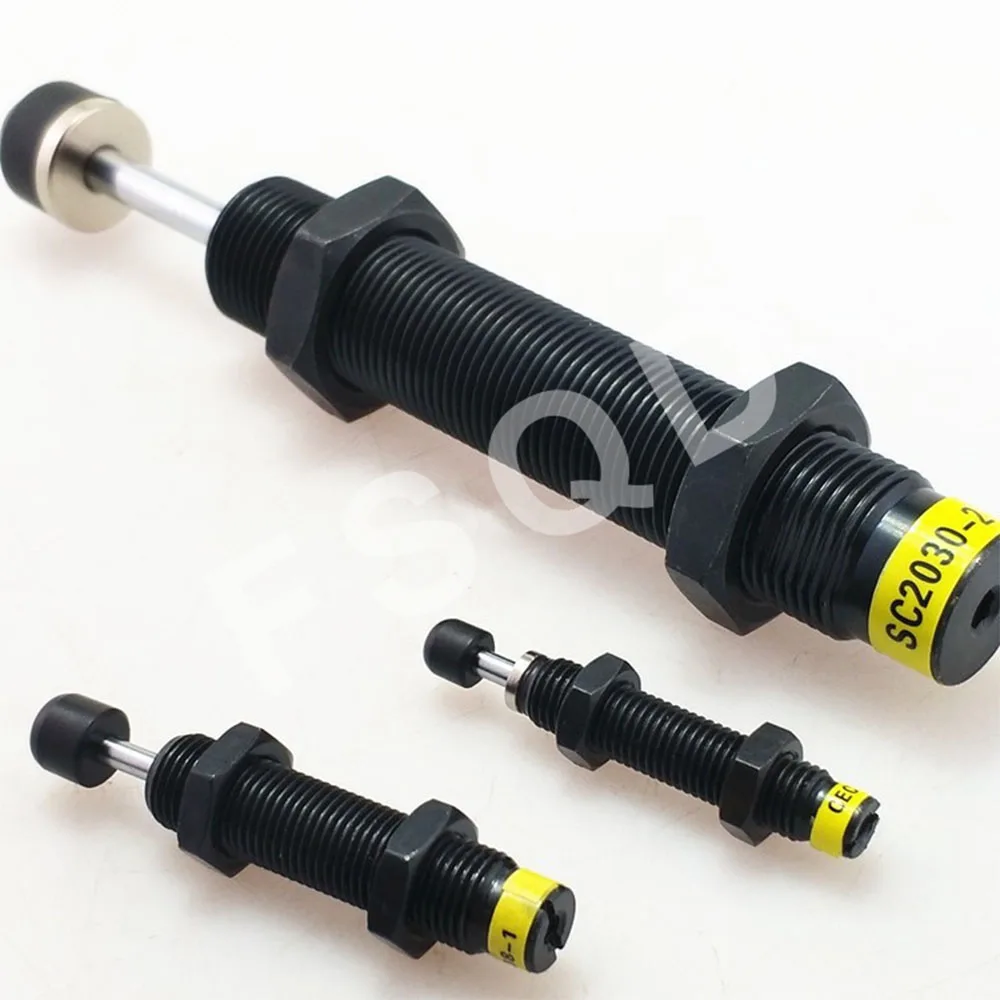 Akozon Reflex Monotube Shock Absorber M20 x 30mm Stroke Oil Pressure Shock Absorber for Pneumatic Air Cylinder AC2030-2 