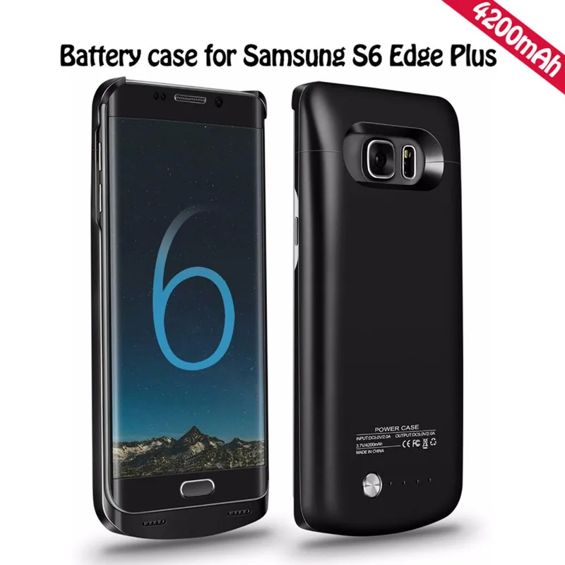 

4200mAh Battery Charger Case For Samsung Galaxy S6 Edge Plus G9250 Power Case External Battery Power Bank Cover for S6 Edge Plus