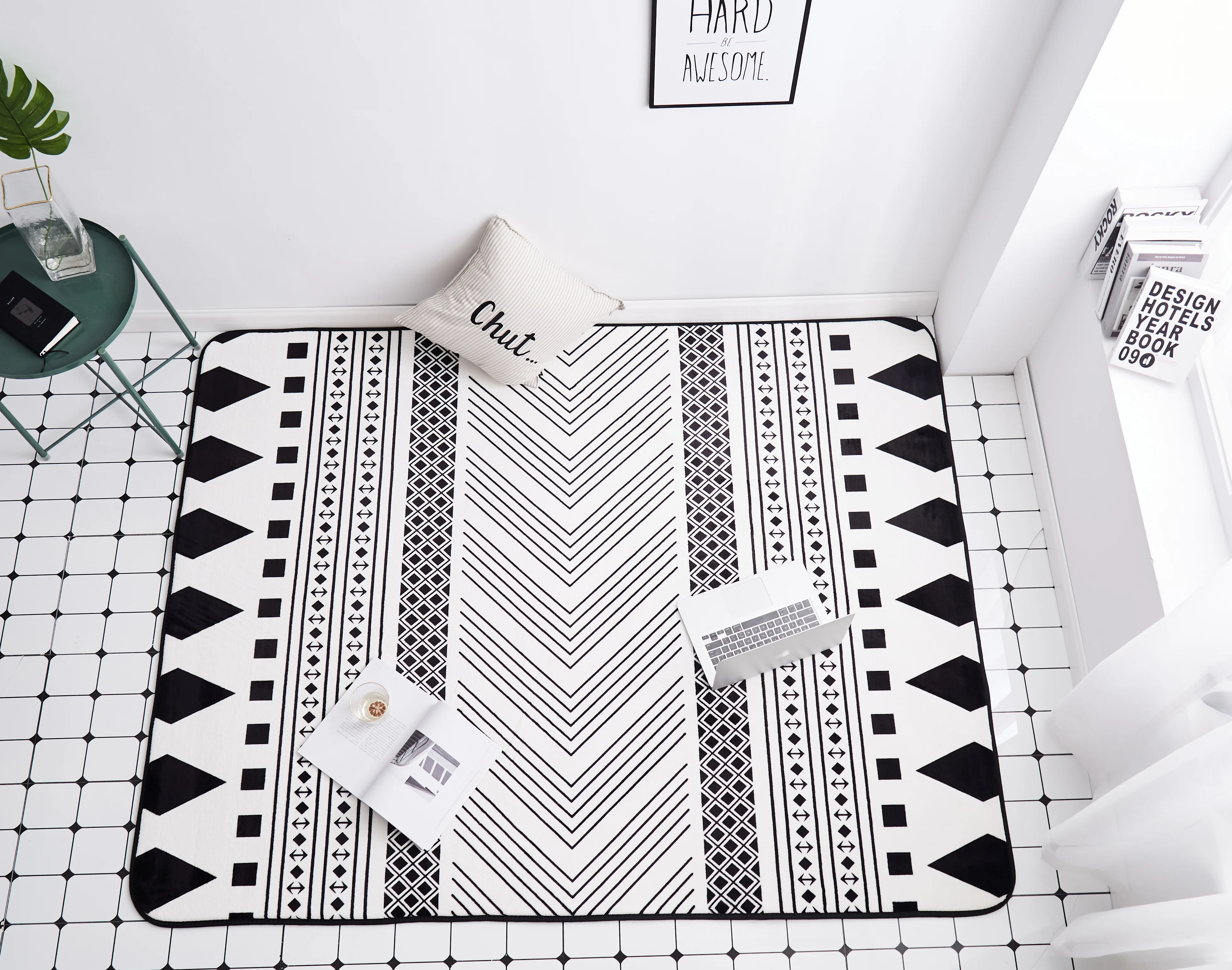 Alfombra suave para sala de estar Felpudo baño antideslizante прямоугольной формы для детей | Дом и сад