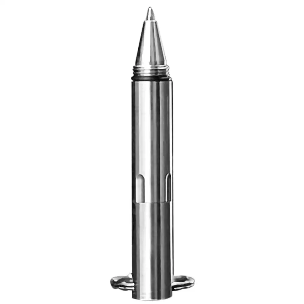 

Multifunctional Stainless Steel Keychain Pen Emergency Hammer Self-defense Tactics EDC Outdoor Writing Pen