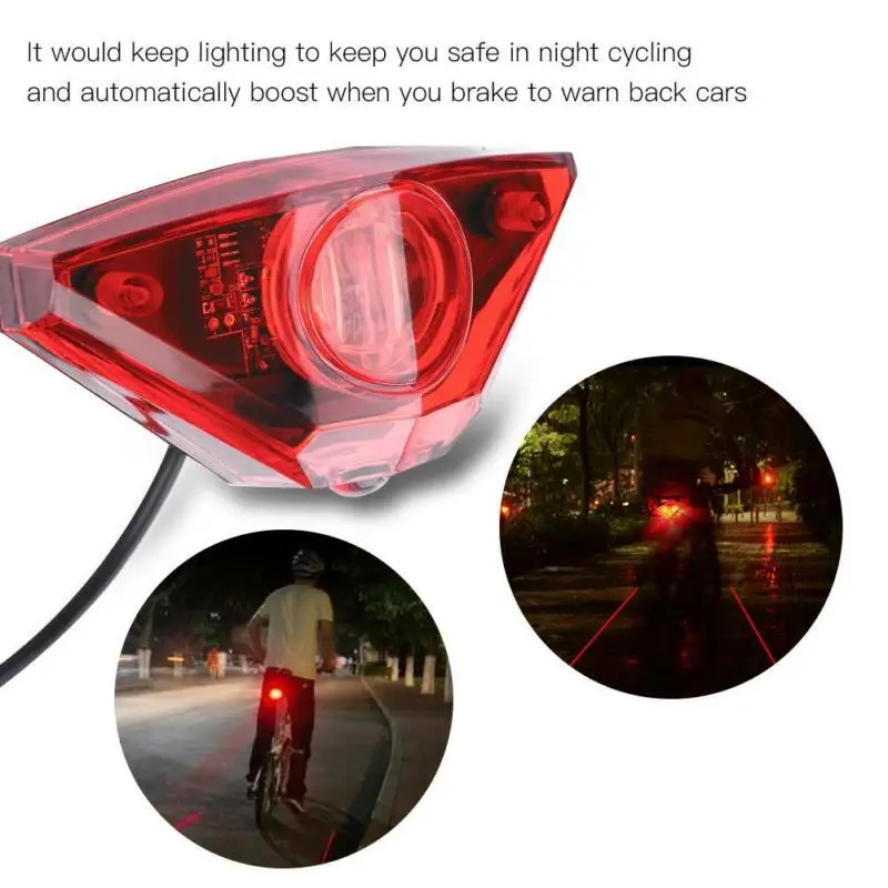 Ebike Electric Bicycle Accessories Electric Scooter Rear Brake Light