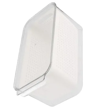 

Vegetable Fruits Storage Box Kitchen Fresh Keeping Container Refrigerator Storage Box with Cover