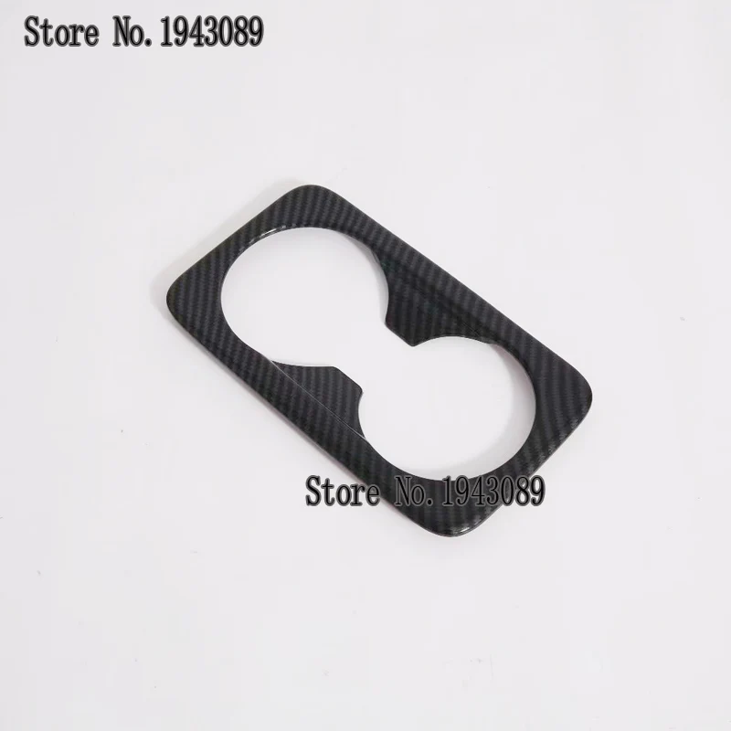 Для Kia Cerato K3 углеродное волокно держатель стаканчика для воды напиток центральная консоль объемная Крышка отделка ободок литье со вставкой стайлинга автомобиля