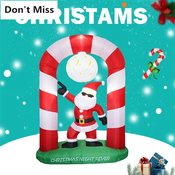 

Christmas Tree With Gift Package Christmas Decoration Rotating Christmas Tree 2.1m Inflatable Christmas Tree Christmas Tree