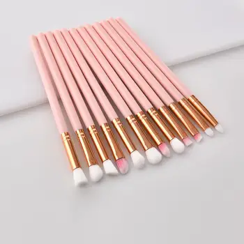 

12Pcs/Set Concealer Eyeshadow Eyebrow Nose Lip Makeup Brushes Women Beauty Tool