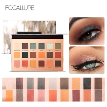 

FOCALLURE 18Pcs Highly Pigmented Glitter Eye Shadow Shimmer Eyeshadow with Matte Colors Easy to Wear Eye Daily Makeup