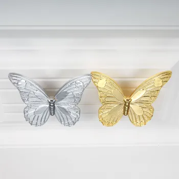 

DRELD Vintage Butterfly Furniture Handle Pull Knob Door Cupboard Cabinet Handles Kitchen Drawer Pull Handle Home Door Decoration
