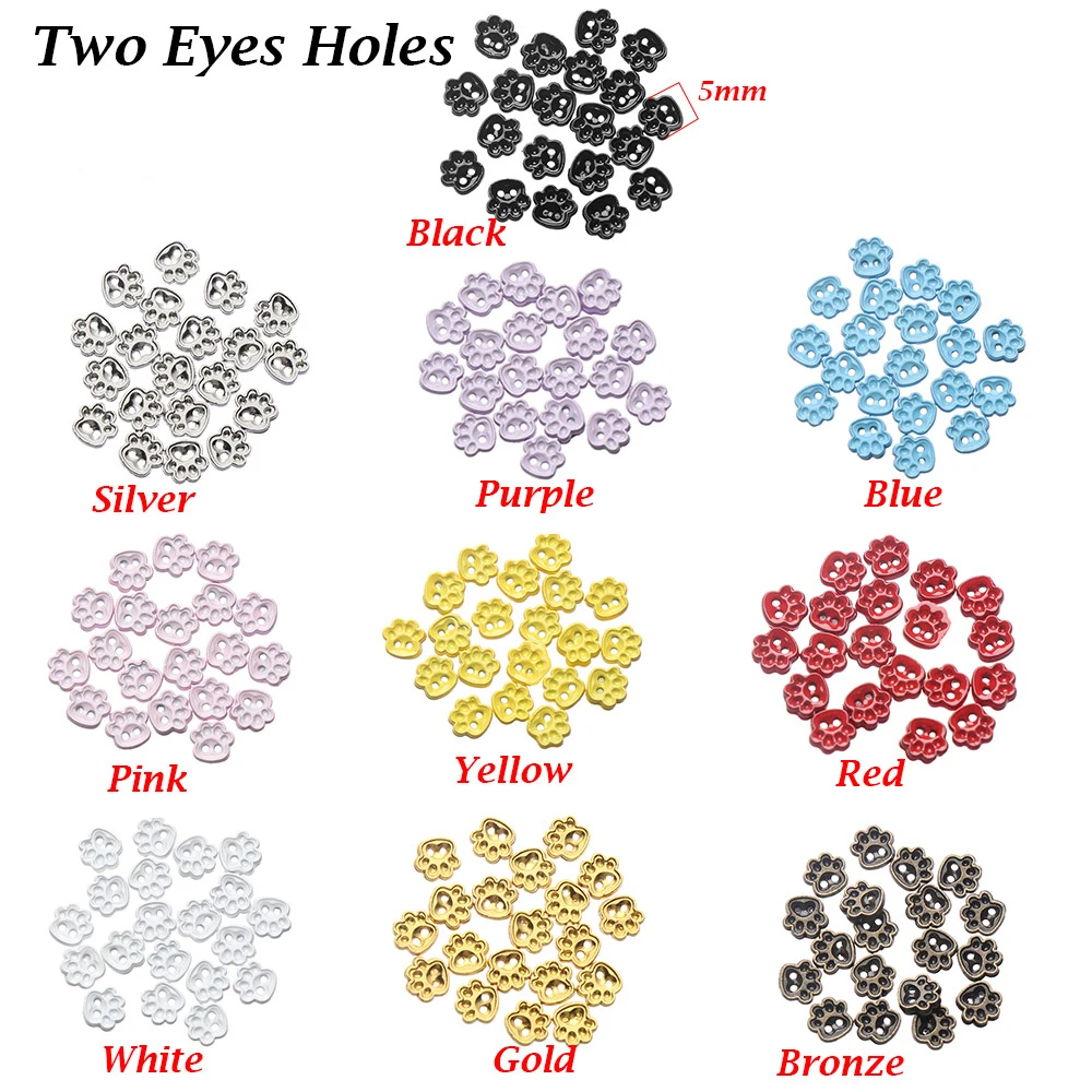 Description Picture 3 of item20pcs 5mm Mini Buttons DIY Doll Clothes Metal Buckle Bear Foot Style Buckles for 1/6 Doll Clothing Sewing Accessories