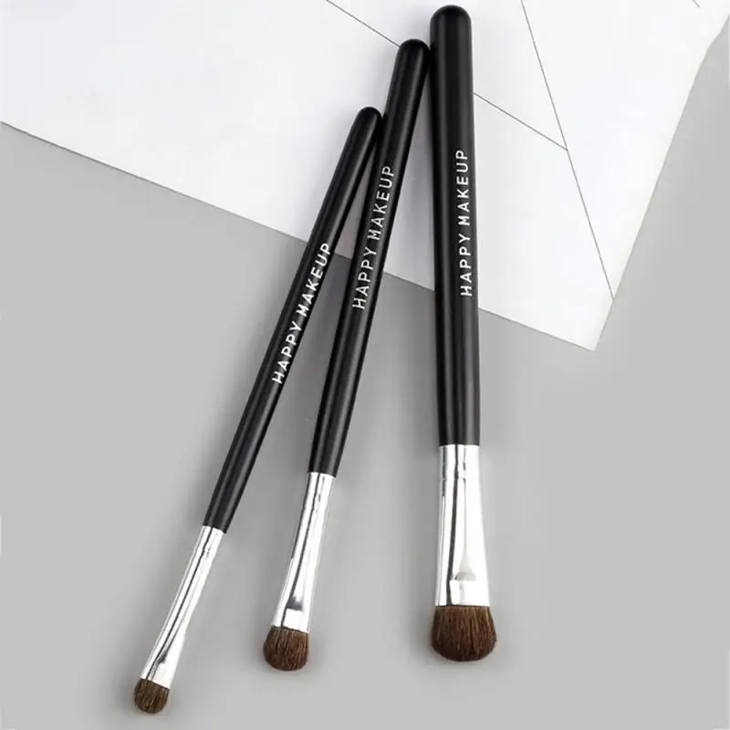HappyMakeup 3 шт. кисточка для бровей Набор кистей подводка глаз с ресницами губами