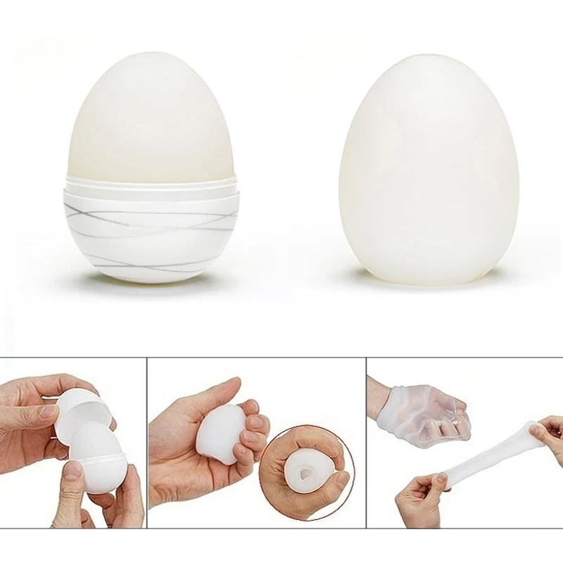 Anal Erotic Water-based Wavy Masturbation Egg Masturbator Adult Sex Toys  For Man Woman Sexy Oil Vaginal Real Pussy Sex Shop - AliExpress Beauty &  Health