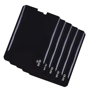

Aluminum Anti Rfid Blocking Reader Lock Bank Credit Card Holder Protection Rfid Protection Metal Credit Id Card Case