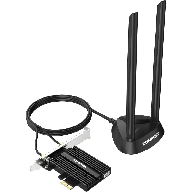 1800mbps 802.11ax wifi 6 pci-e adaptador wi-fi