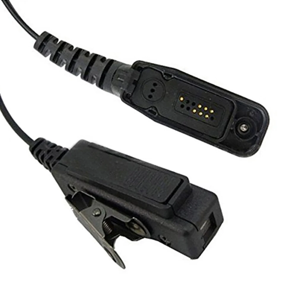 Anti Noise Clip On Intercom Earpiece Acoustic Tube Transparent Walkie Talkie Surveillance Practical For Motorola XPR6500
