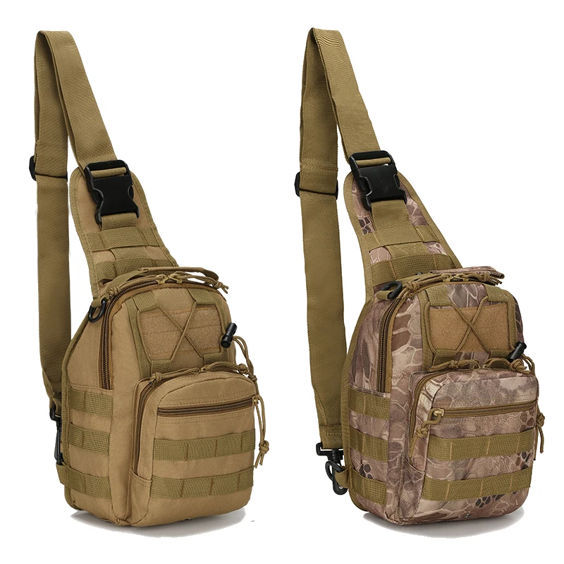 

Hot Men Chest Pack Military Tactical Bag 600D Nylon Waterproof Motorcycle Travel Riding Single Shoulder Bags Camping Travel Tool