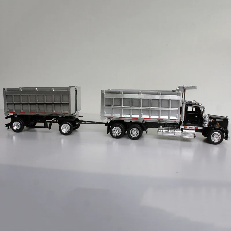 1/43 масштаб Kenworth самосвал Американский длинный головной литой Сплав Классический транспортер модель автомобиля танкер коллекционные подарки детская игрушка