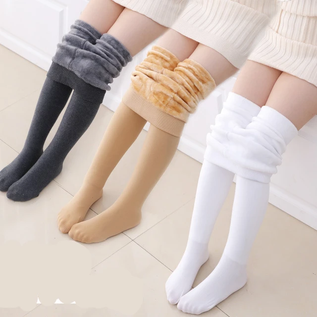 Winter Plus velvet extra thickening Tights For Girls Stockings Dancing  Fleece Warm child kids Pantyhose candy Color baby legging - AliExpress