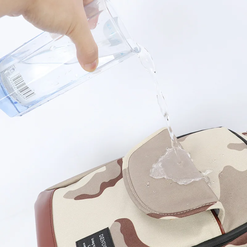 Soft Cooler Bag 35 Cans 100% Leakproof Refrigerator Backpack 600D Waterproof Picnic Backpack Lunch Thermal Insulated Bag
