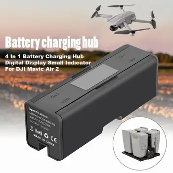 

4in1Battery Charging Dock Fast Charging Hub Station For DJI MAVIC AIR 2 Digital Display Battery Charger Parts