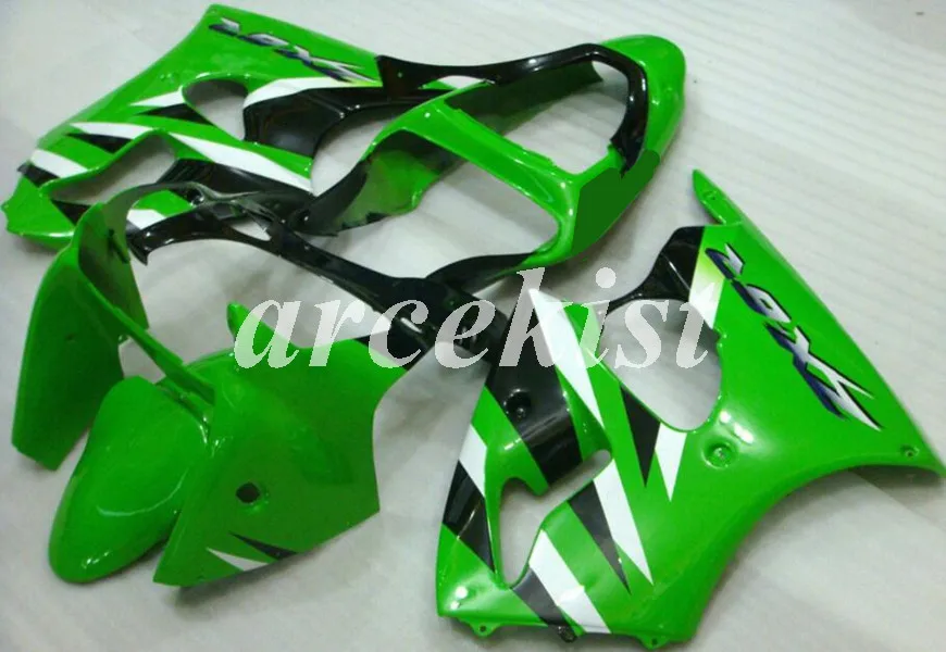 Литьевая Форма ABS мотоцикл обтекатели комплект подходит для kawasaki ZZR600 2005 2006 2007 2008 05 06 07 08 тела набор зеленый