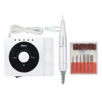 

30,000RPM Nail Drill Machine Electric Nail Grinding Buffing Polisher Manicure Tool Nail Drill Bits Low Heat / Noise / Vibration