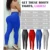KIWI RATA Women Ruched Butt Lifting High Waist Yoga Pants Tummy Control Эластичные Тренировочные Леггинсы Текстурированные Колготки Для попы