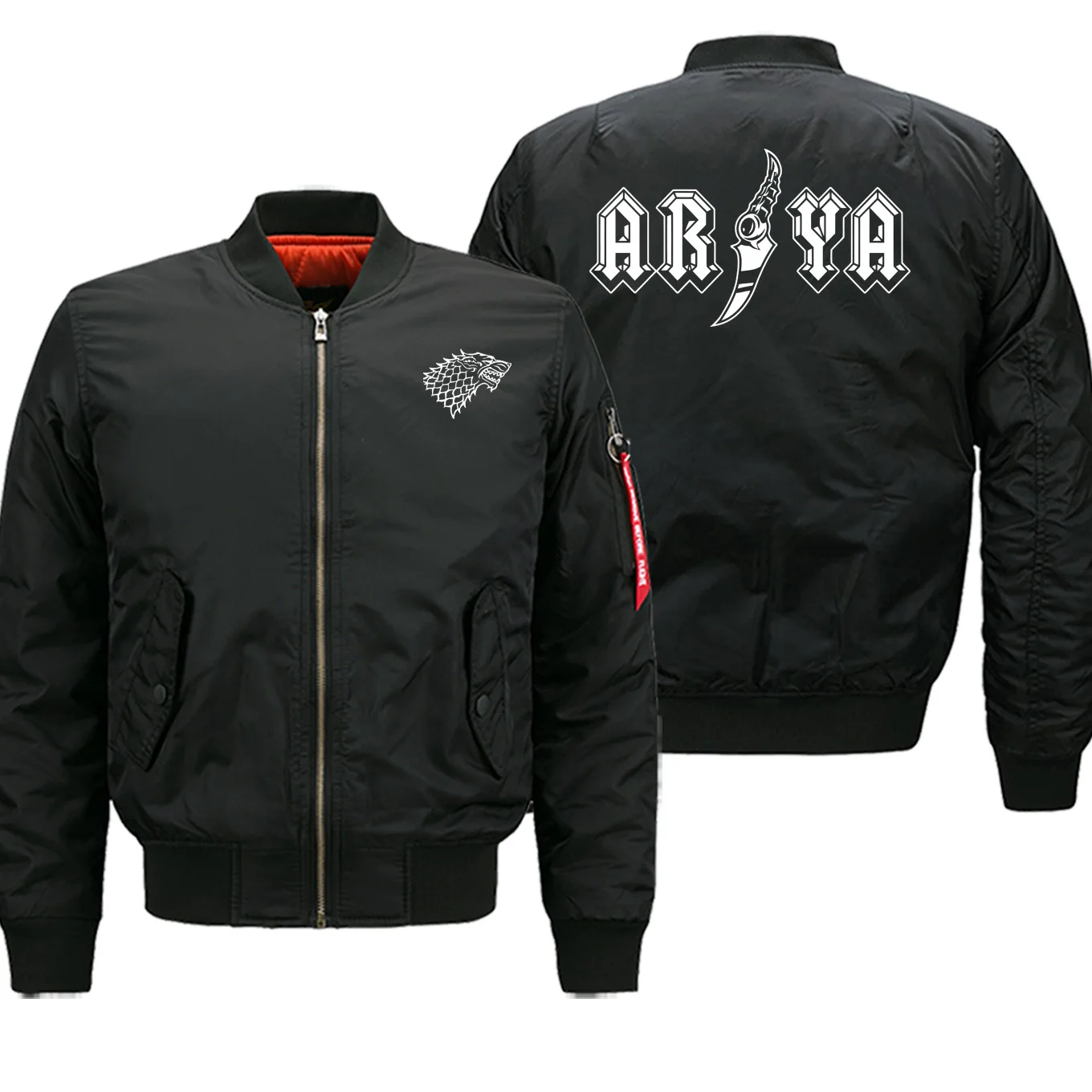 AR YA, Ретро стиль, с принтом,,, осенне-зимние куртки для мужчин, высокое качество, на молнии, уличная одежда, пальто, толстая мотоциклетная куртка-бомбер