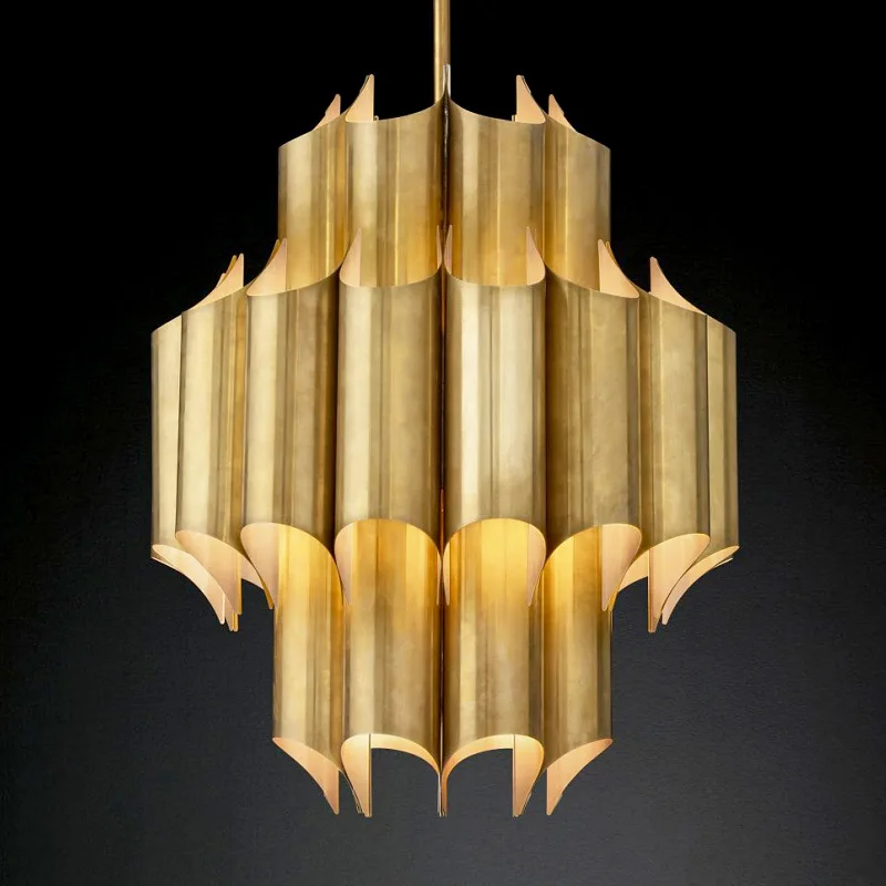 Fluted Chandelier