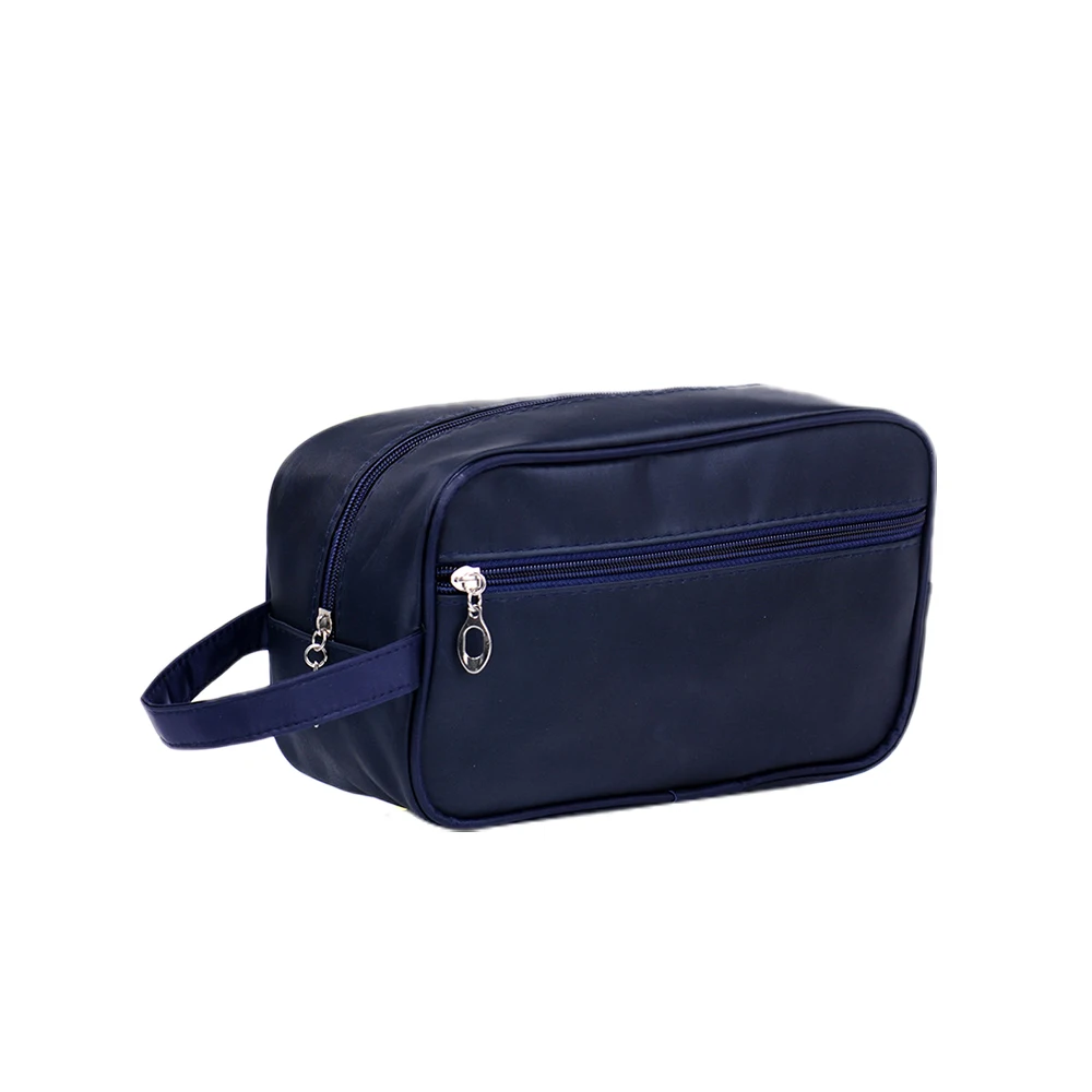 190D Navy blue Junejour косметичка с ручкой, косметичка, органайзер для туалетных принадлежностей, для кемпинга, портативная дорожная сумка для хранения, 1 шт - Цвет: 190D Navy blue