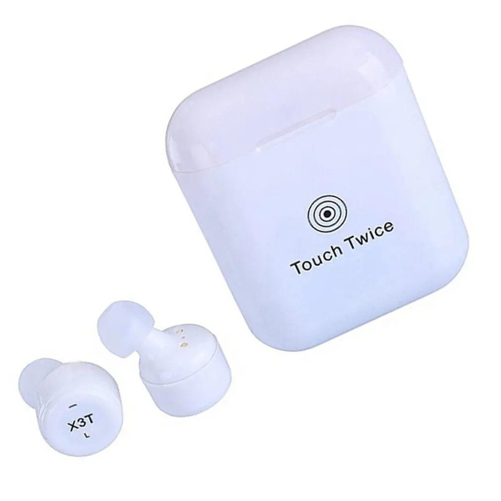 X3T Touch Control True Wireless Bluetooth Earbuds Earphone Mini Sport Earphones With Charging Case For Smart Phones