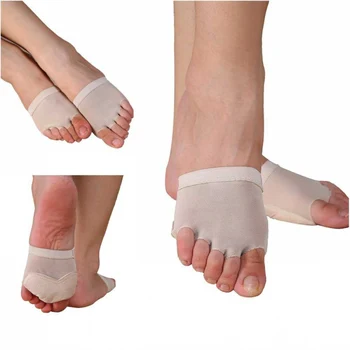 

Hot Sale Foot Protect Thong Toe Undies Paws Half Lyrical Forefoot Cover Belly Dance Shoes!