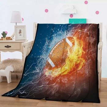 

BEST.WENSD New Rugby blankets for beds Super soft comfortable Throw Blanket High-quality weighted Blanket for sofa Throw Travel