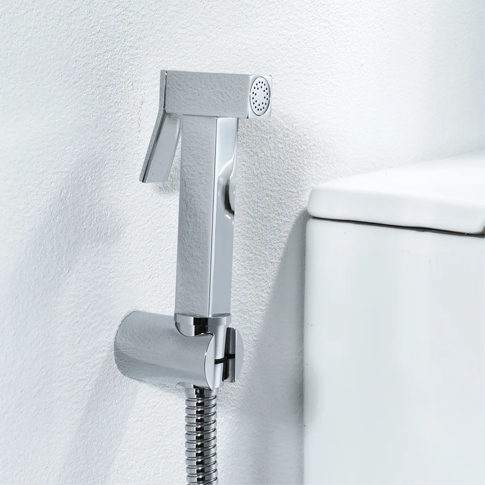 

Manufacturers Direct Selling Wholesale Fu to Wash Faucet Suit Chrome Brass Chamber Pot Developing Spray Gun Leading HI09032A