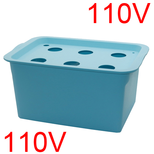 Plants Site Hydroponic Systems 6 Holes Nursery Pots Soilless Vegetables Cultivation Seedling Growing Box With Air Pump
