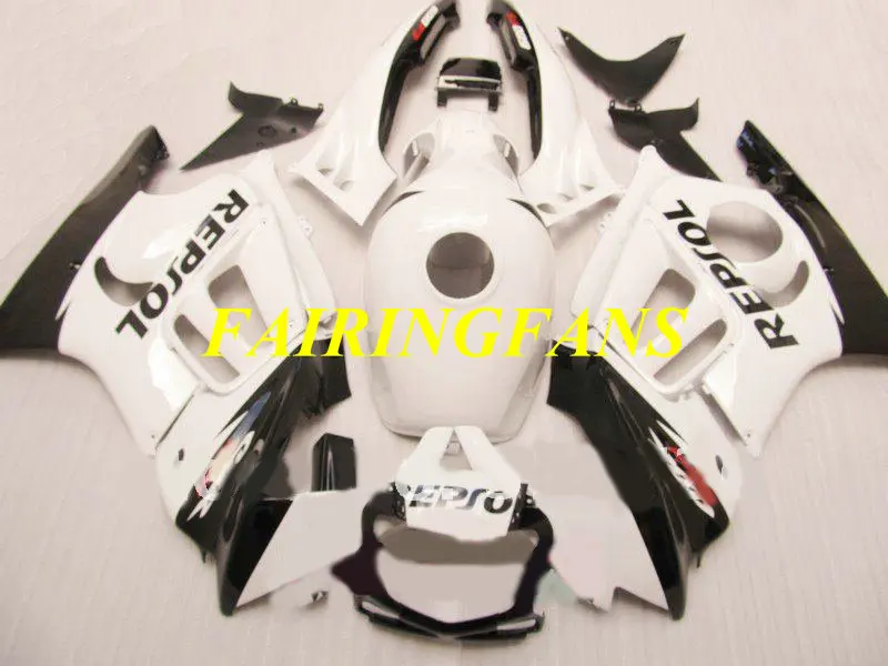 Мотоцикл обтекатель комплект для HONDA CBR600F3 95 96 CBR 600 F3 CBR 600F3 CBR600 1995 1996 Белый Черный Обтекатели кузова+ подарки HT12