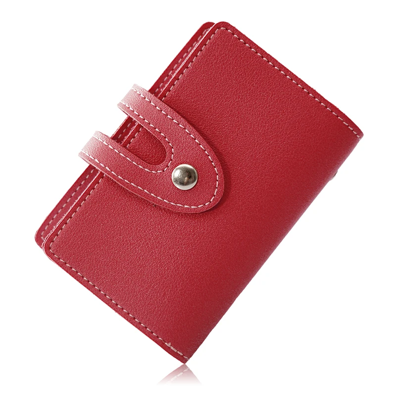 Jane's кожаные 24 бит Функция Для женщин Для мужчин держатель для карт чехол для карт ID и кредитных в деловом стиле, для паспорта крышка карты сумка сумочки известного бренда Carteira Feminina Mujer - Цвет: red